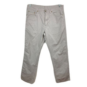 Nat Nast Pants Mens Sz 34x30‎ Gray Cotton Corduroy Straight Leg Casual